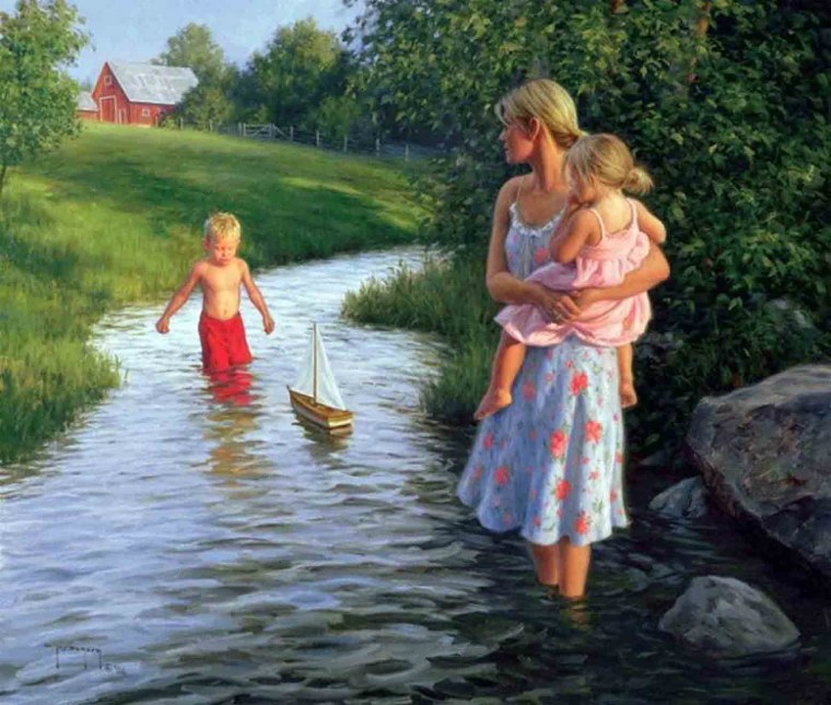 Михаил и Инесса Гармаш картины дети