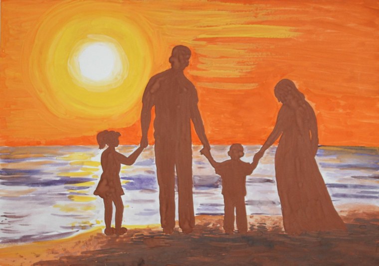 Семья рисунок