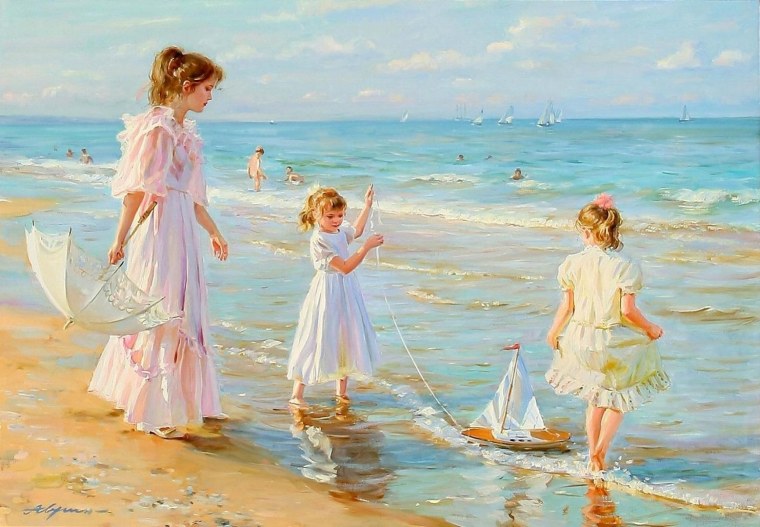 Владимир Волегов картина мама и дитя