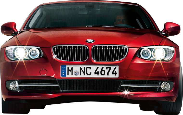 Автомобиль вид спереди