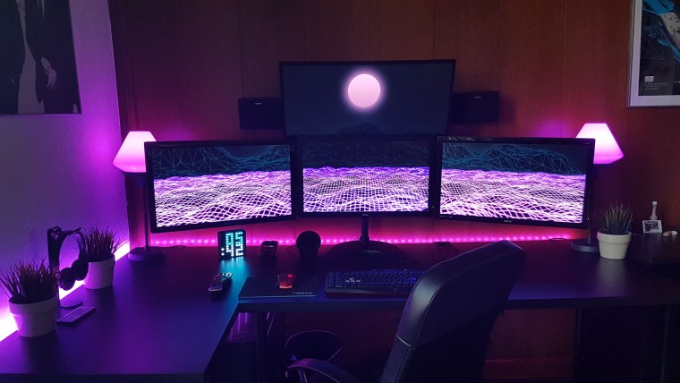 Компьютер с подсветкой