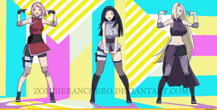 Хината танцует