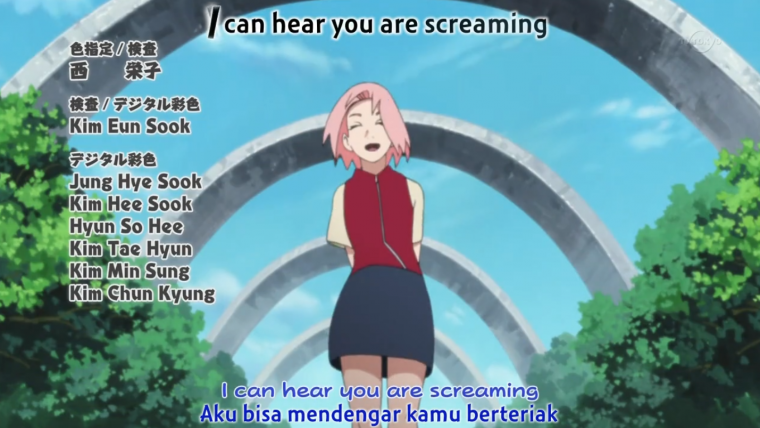 Сакура Харуно в эндинге