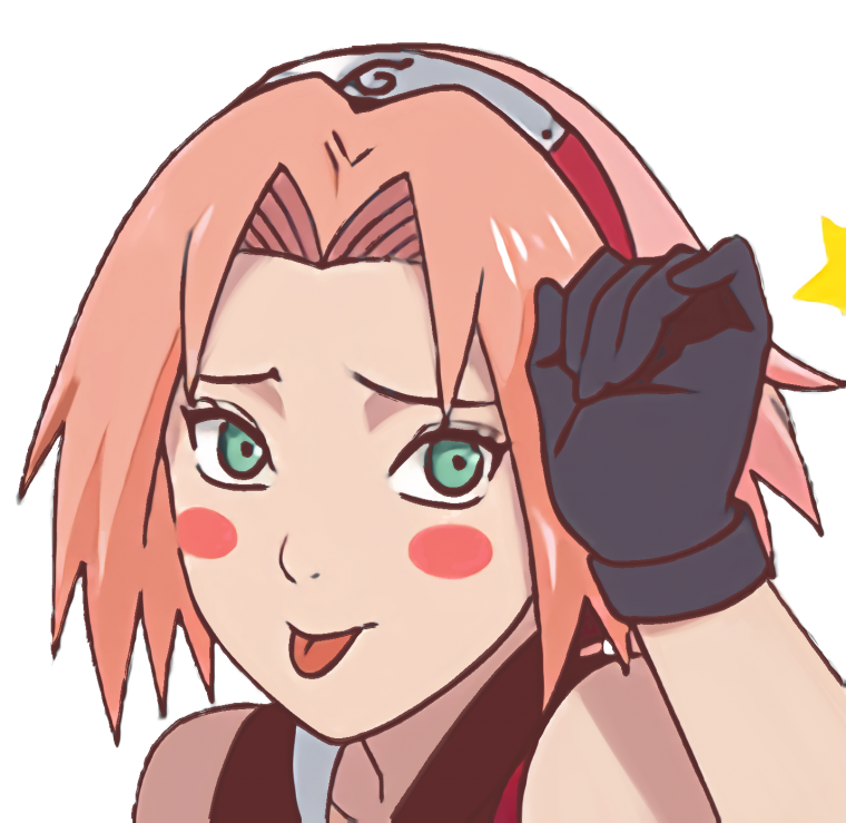 Стикеры Сакура Харуно