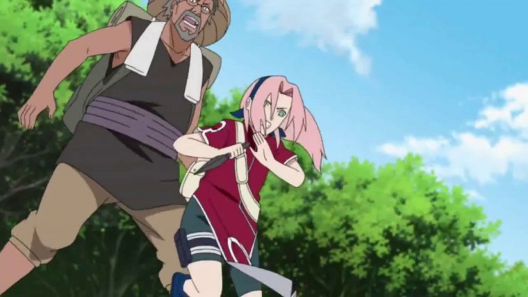 Сакура Харуно дерется