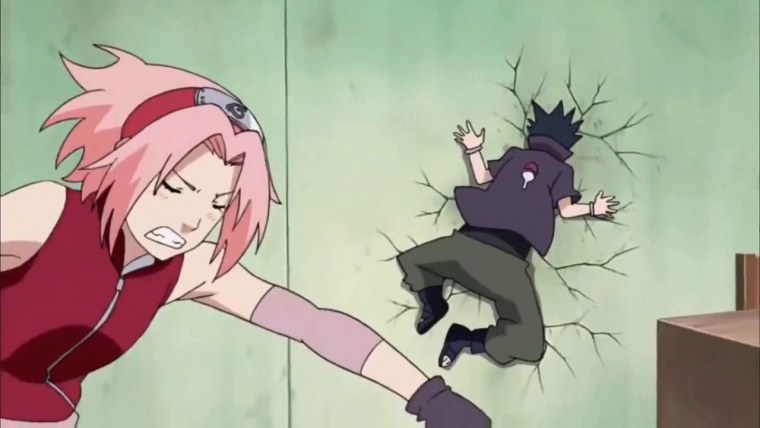 Саске и Сакура экзамен на чунина