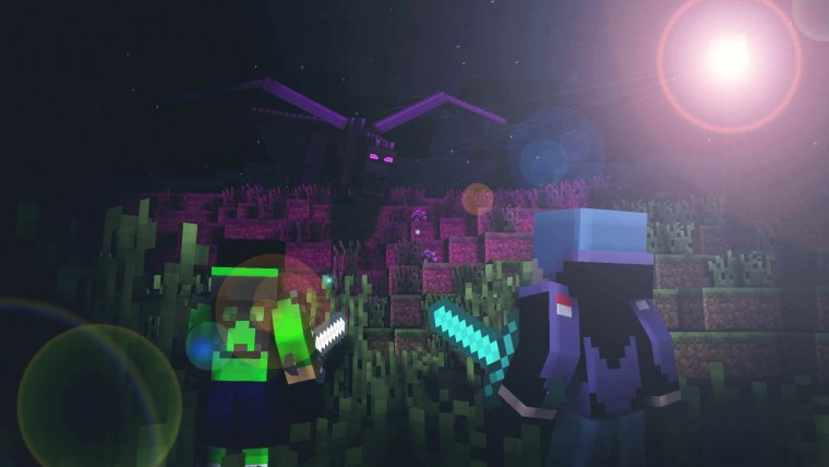 Майнкрафт Ender Dragon