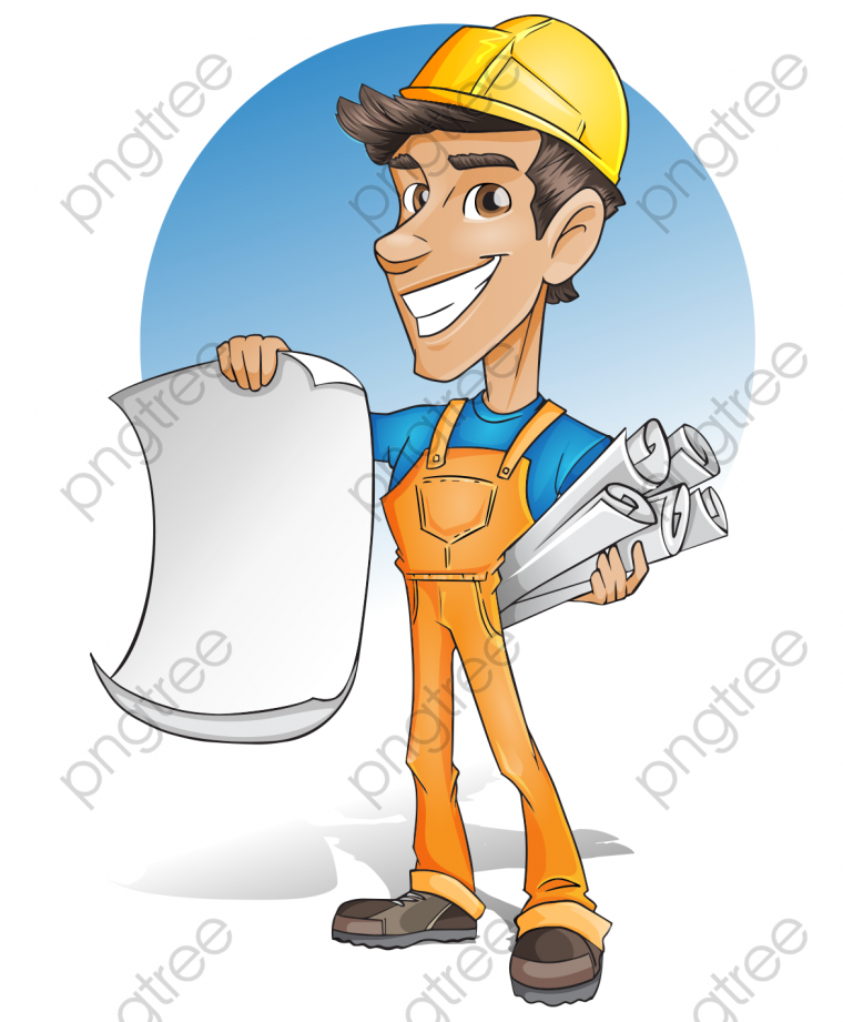 Строитель раскраска для детей