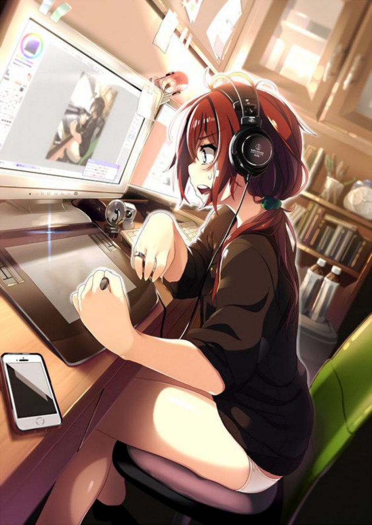 Аниме за компьютером