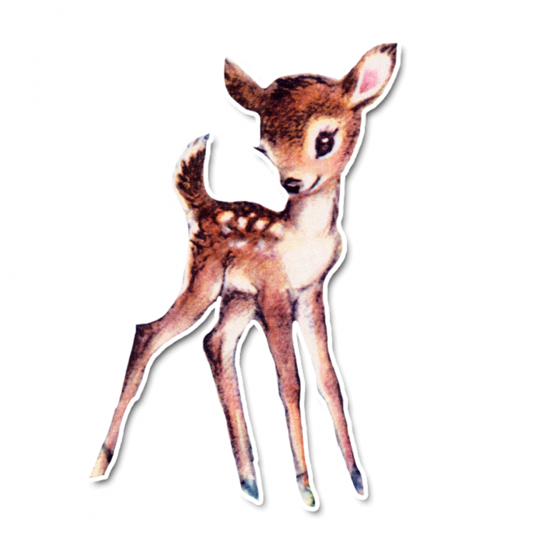 Олененок иллюстрация