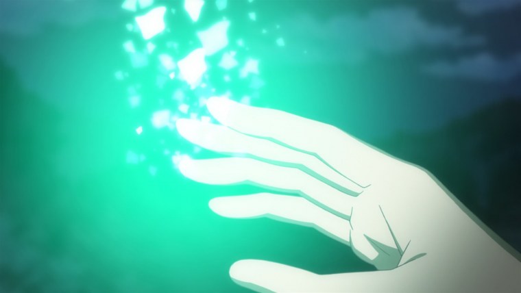 Рука в воде аниме