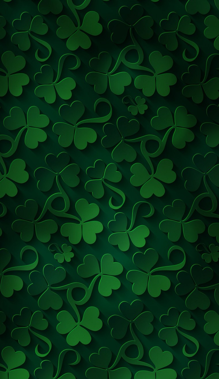 Зелёные обои на телефон