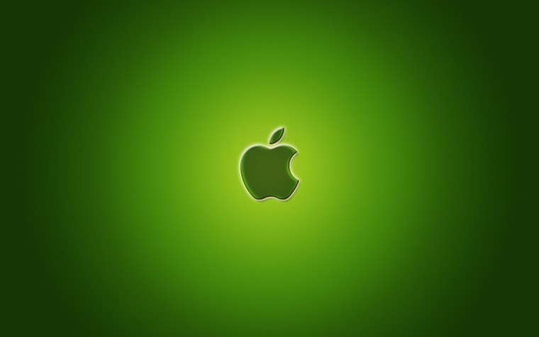 Логотип Apple зеленый