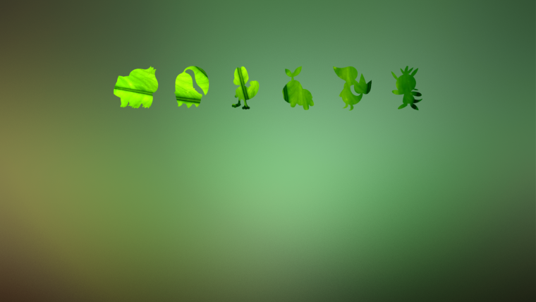 Зеленые обои