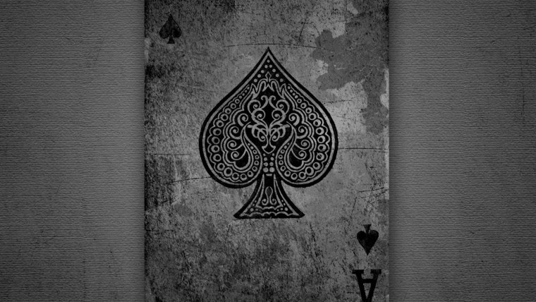 Обои туз пик