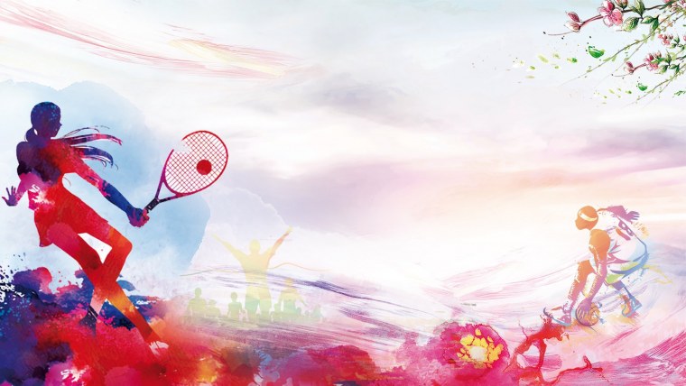 Яркий спортивный фон