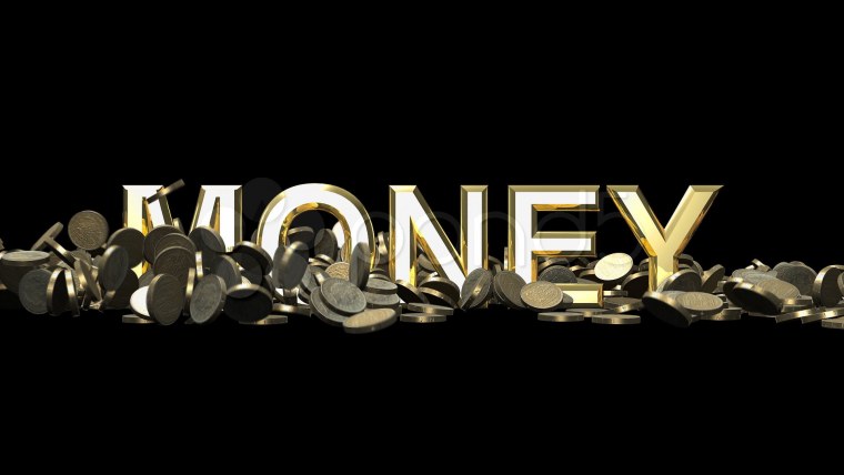 Надпись денежный