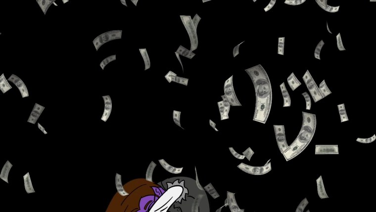 Деньги падают