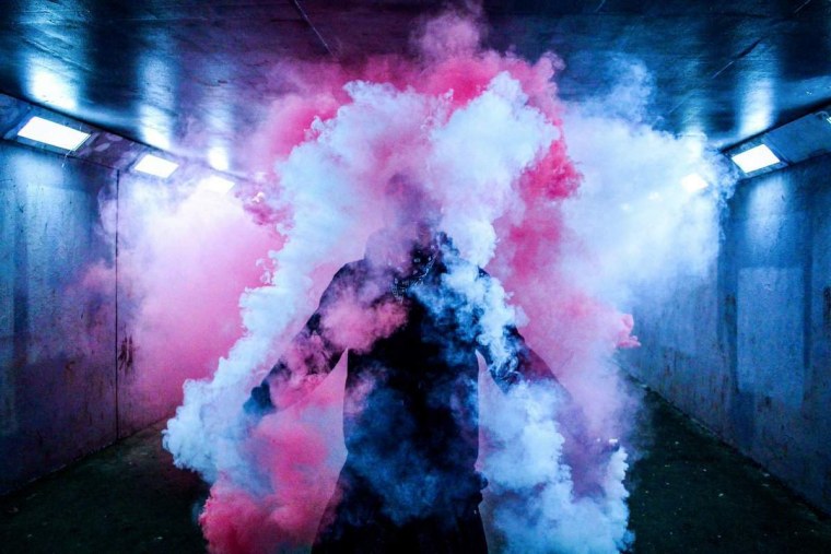 Дым от дымовой шашки