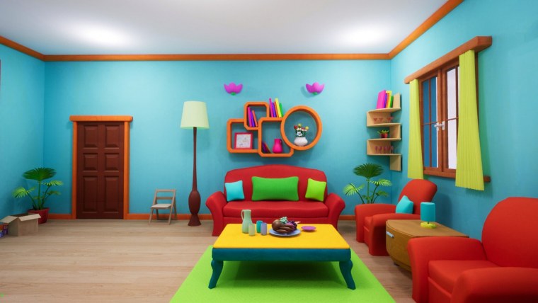 Мультяшные комнаты