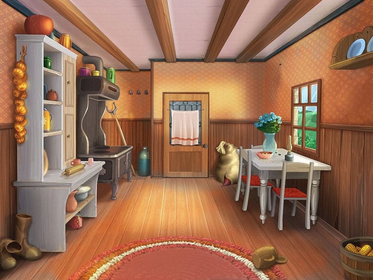 Спальня мультяшная