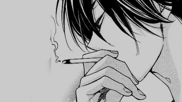 Аниме черно белое