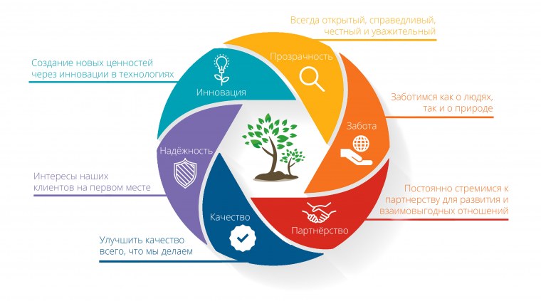 Ценности компании примеры