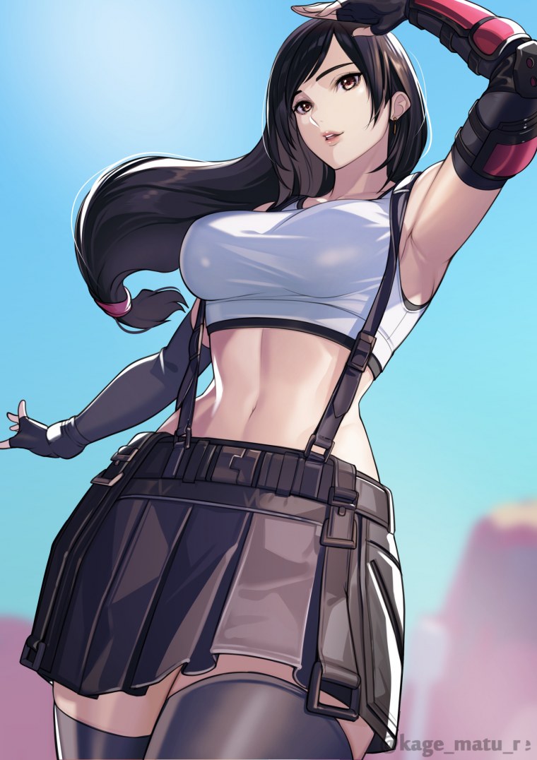 Tifa Lockhart Final Fantasy пайзури
