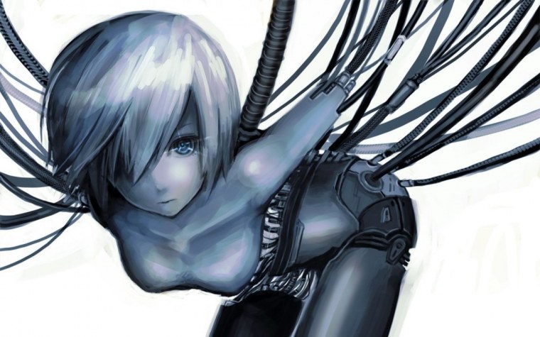 Аниме девушка андроид