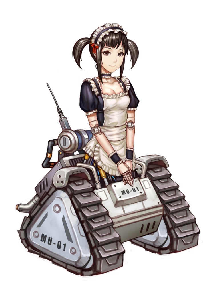 Робо горничная аниме