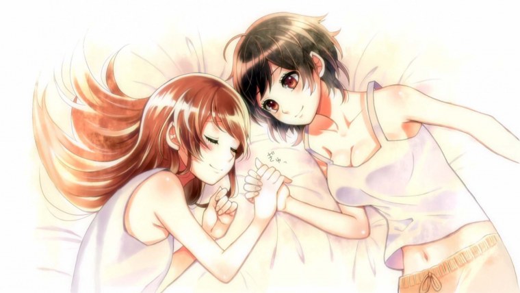 Парные обои мама и дочь