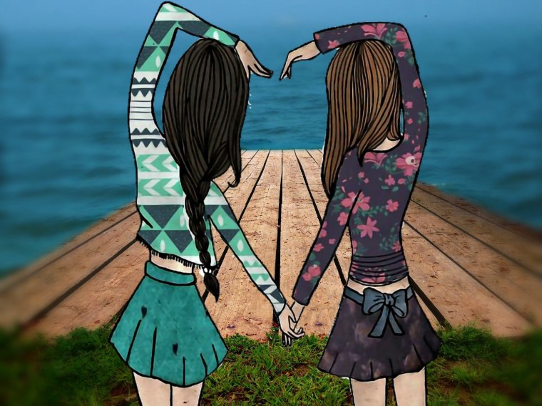 Подруги мультяшки