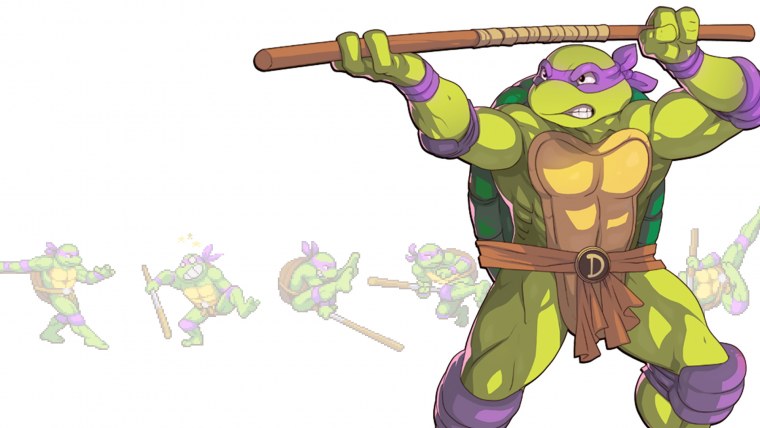 Черепашки ниндзя Донателло и Микеланджело