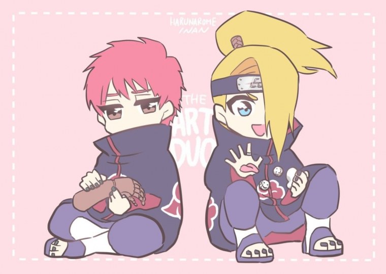 Дейдара и Сасори и Какаши