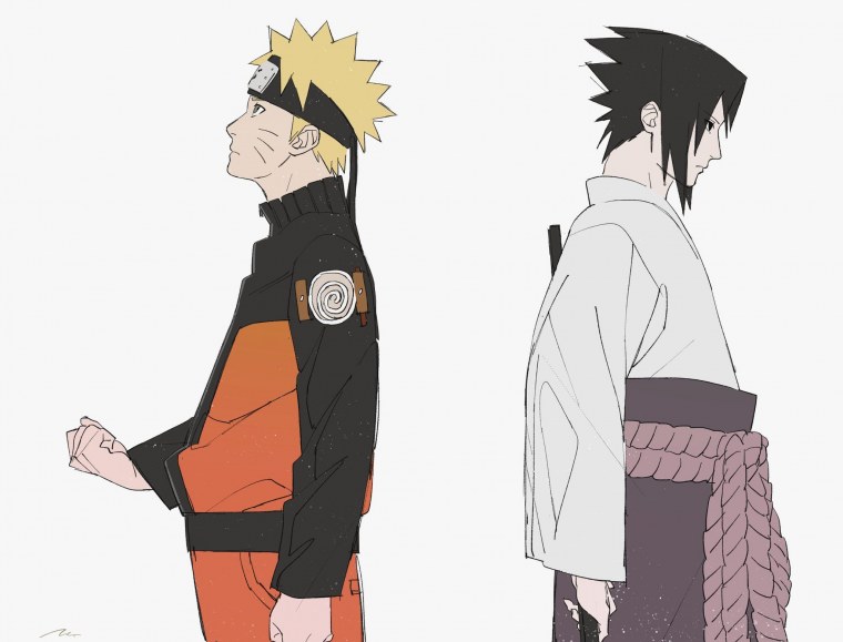 Наруто и Саске парная ава