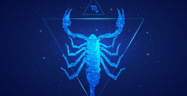 Скорпион в воде