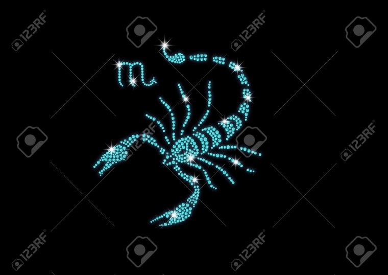 Неон Скорпион знак зодиака