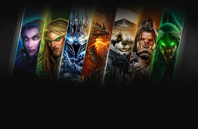 Экран входа World of Warcraft