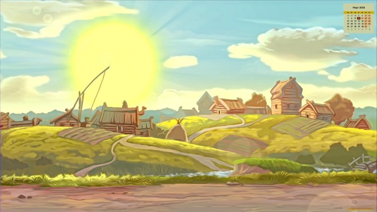 Алеша Попович мультфильм деревня