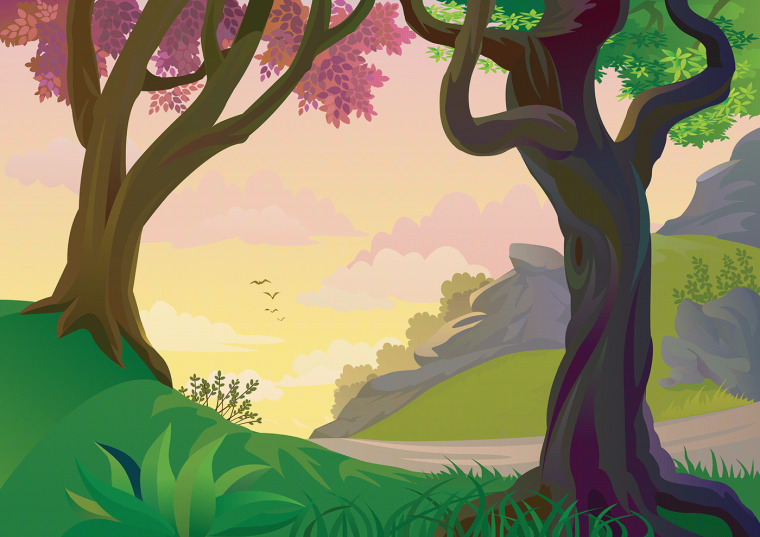 Мультяшный фон