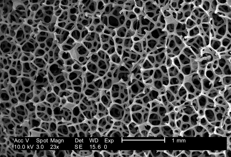 Высокопористый ячеистый углерод