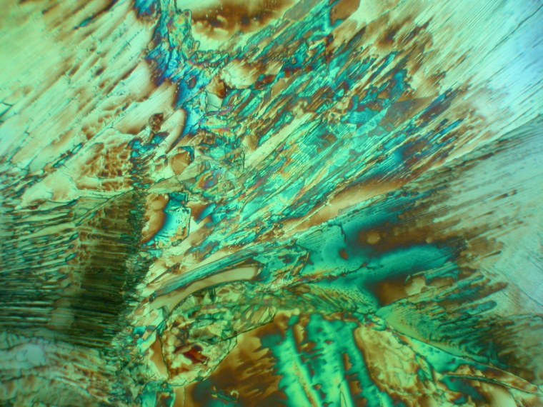 Камень под микроскопом