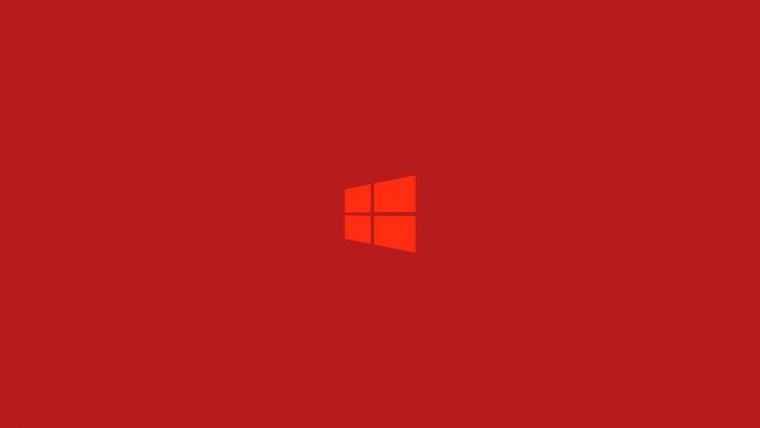 Красный рабочий стол Windows 10