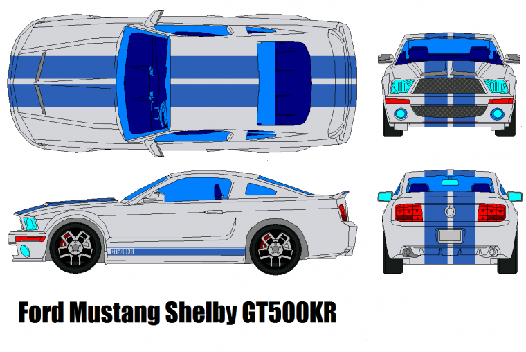 Ford Mustang gt500 Blueprint