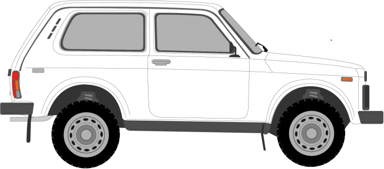 Нива 2121 вектор