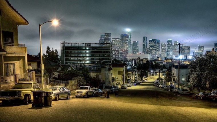 Ночной Лос Анджелес гетто