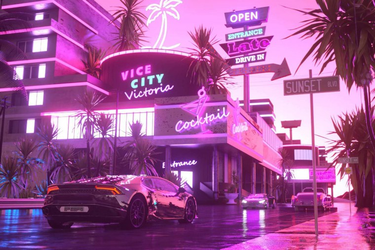 Лос Анджелес неон