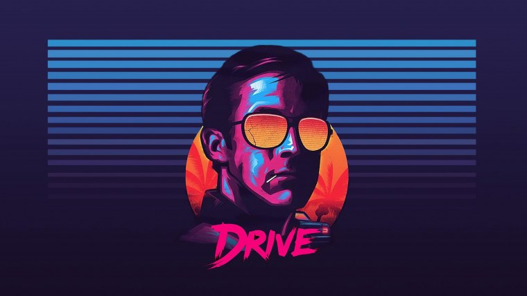 Райан Гослинг Synthwave