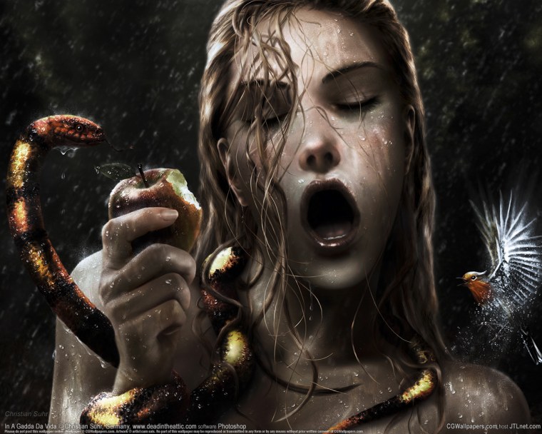 Ведьма со змеей