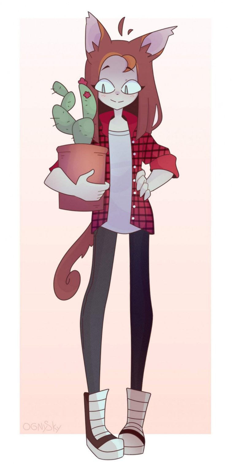 Тиктокерша злой котёнок